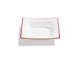 Ceramica Gmundner Bordo Rosso Rubino, Piatto Fondo Trend (20X20 Cm)