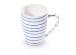 Gmundner Ceramics Tazza Da Colazione Fiammata Blu Supermax 0,5 Litri