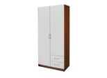 Armadio Eso A 2 Ante 61521 Noce/Bianco