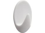 Tiger Hook Oval L White 3 Pezzi Su Cartoncino