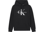 Calvin Klein Jeans - Felpa Uomo Invernale Con Logo E Cappuccio - Taglia M