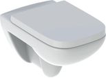 Geberit Renova Plan Set WWC-T T54Cm Bianco Senza Bordo, Con Sedile Wc Absa Qr