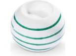 Lampadario A Sfera In Ceramica Gmundner Verde Fiammato