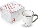 Gmundner Keramik Herzerl Grau, Tazza Da Colazione Max(0,3 L)In Scatola