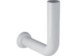 Gomito A Filo Geberit Con Rosone 90 Gr., D32 Mm, Bianco, Sospeso