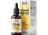Vitamina D3+K2 Mk-7 Gocce Per Uso Orale, Alto Dosaggio 25 Ml