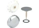 Set Prefabbricato Geberit Per Scarico Vasca Da Bagno D52Mm, Cromo, Incl. Driver Per 4 Bordi