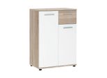 Cassettiera Jacky 1 Rovere/Bianco