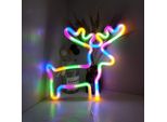 Usb A Batteria Alce Led Luce Al Neon Da Parete, Segno Al Neon Luci Notturne Segno Al Neon Luce Al Neon Per Partito Bar Gioco Camera Da Letto Parete Decorazione Di Natale, Bambini Compleanno
