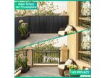 Jiubiaz Schermo Privacy Stuoia Schermo Privacy In Pvc Giardino Recinzione Privacy Balcone Recinzione Frangivento Balcone Rivestimento Antracite 160X1000Cm
