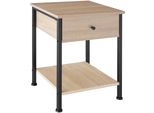 Tectake® Tavolino Da Notte Bradford 40 X 40 X 55,5 Cm