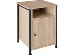 Tectake® Tavolo Da Notte Blackburn 40 X 42 X 60,5 Cm