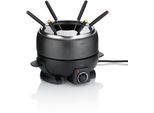 Kela Simplon Set Per Fonduta Elettrica 6 Persone 1,7L Nero