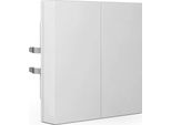Mdt Knx Taster Light 55 Basic 2Fach, Reinweiß GläNzend