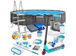 Rastrelliera Piscina 549 X 122 Cm 21In1 Intex 26744 + Scooter Gratis