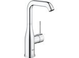 Grohe Essence Mitigeur Monocommandé Pour Lavabo, L-Size, Orientable, Saillie 127Mm, Avec Vidage Push-Open, Chrome, 24182001, 24182001