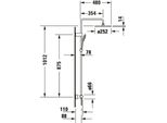 Duravit Shower Systems SystèMe De Douche 1000, Minusflow, 2 Consommateurs, TH4282008070, TH4282008070