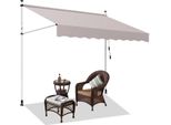 Tenda Da Sole Yakimz Resistente Ai Raggi Uv E All'acqua, Retrattile 3M, Beige