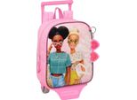 Zaino Safta Con Rotelle Rosa Rosa Taglia Unica