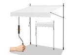 Yakimz Tenda Da Sole A Morsetto Tenda Da Sole Per Balcone Tenda Da Sole Per Giardino Tenda Da Sole A Braccio Pieghevole Resistente Ai Raggi Uv Tenda Da Sole Crema 3M