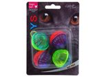 Giocattolo Magic Cat Palla Di Plastica Lucida Sferragliante 3,75 Cm 4 Pz