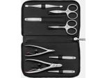 Zwilling 8 Pezzi Set Manicure Completo Per La Cura Delle Unghie Pedicure Zip In Vera Pelle