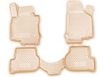Tappetini In Gomma Skoda Octavia Ii. 2004-2013 (Beige)