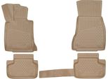 Tappetini In Gomma Per Auto Bmw 5 2017-2023 (G30, Beige)