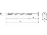Viti Per Legno Klimas Torx - Viti Per Pannelli Truciolari Gialle - Viti A Testa Svasata - Viti Per Decking - Viti Universali - Set Di Viti Per Costruzione Tetti - Viti Per Legno 4X50 Mm - 300 Pezzi