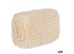 Spugna Corpo Berilo B7083-7 Bianco Beige 9 X 14 X 6 Cm (24 Pezzi)