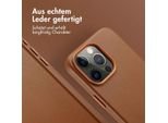 Cover Per Iphone 15 Pro Max - Vera Pelle - Custodia Rigida/Copertura Posteriore Accezz - Marrone