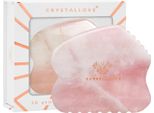 Crystallove Quarzo Rosa Contour Gua Sha - 1 Pezzo