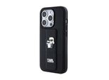 Karl Lagerfeld Klhcp14Lgsakcpk Iphone 14 Pro 6.1 Czarny/Black Hardcase Gripstand Saffiano Karl&Choupette Pins