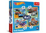 Trefl Trefl Hot Wheels Puzzle 4 In 1 Set