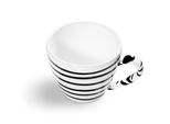 Gmundner Keramik Schwarzgeflammt, Kaffeetasse Gourmet (0,2L)