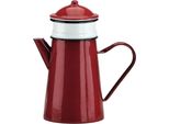 Ibili Vintage Caffettiera Con Filtro 1,5L Rosso Rosso Taglia Unica