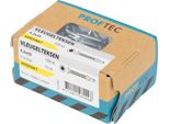 Proftec - Proftec - Viti Per Pannelli Truciolari - Torx 25 - 6X100Mm - Zincate - Filettatura Parziale (800 Pezzi) - Eu -