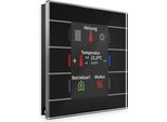 Mdt Knx Glastaster Ii Smart Mit Farbdisplay Und Temperatursensor,Schwarz
