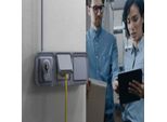 Legrand Plexo New Anello Di Supporto Per Telaio Di Sostegno Da Incasso A Prova Di Umidità, A 3 Ingressi, Orizzontale E Verticale Grigio, 069687L