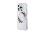 Guess Guhmp15Xhfwfct Custodia Rigida Trasparente Iml Fiori Wreatch Magsafe Per Iphone 15 Pro Max 6.7