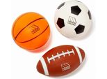 Palloni Moltó 3 Pezzi Basket Calcio Rugby Per Bambini