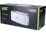 Edm Tostapane Design Bianco Tostapane A Doppia Fessura 1400W