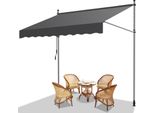 Yakimz Tenda Da Sole A Morsetto Tenda Da Sole Per Balcone Senza Trapano Tenda Da Sole Regolabile In Altezza Tenda Da Sole Resistente Ai Raggi Uv E Idrorepellente 300 Cm Grigio