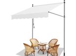 Yakimz Tenda Da Sole A Morsetto Tenda Da Sole Per Balcone Senza Foratura Tenda Da Sole Regolabile In Altezza Resistente Ai Raggi Uv E Idrorepellente 300Cm Crema