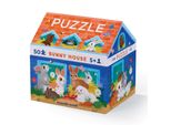 Crocodile Creek Puzzle Da 50 Pezzi/Casa Dei Conigli