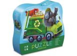 Crocodile Creek Mini-Puzzle A 12 Elementi/Geh Gorilla