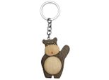 2Kids Toys Portachiavi In Legno Grande Ippopotamo In Piedi