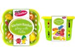 Frutta E Verdura Da Tagliare In Un Cestino