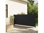Vidaxl Tenda Laterale Estensibile Nera 120X600 Cm