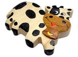 2Kids Toys Magnete In Legno Mucca Grande